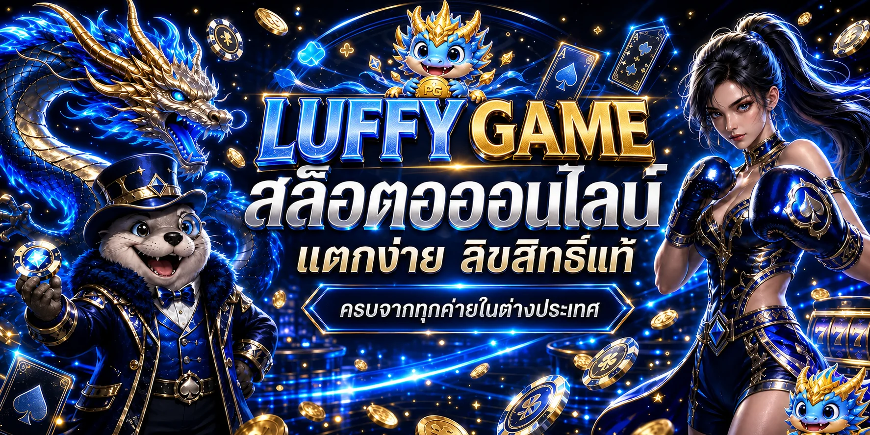 แบนเนอร์ LUFFY GAME สล็อตออนไลน์จากหลายค่าย